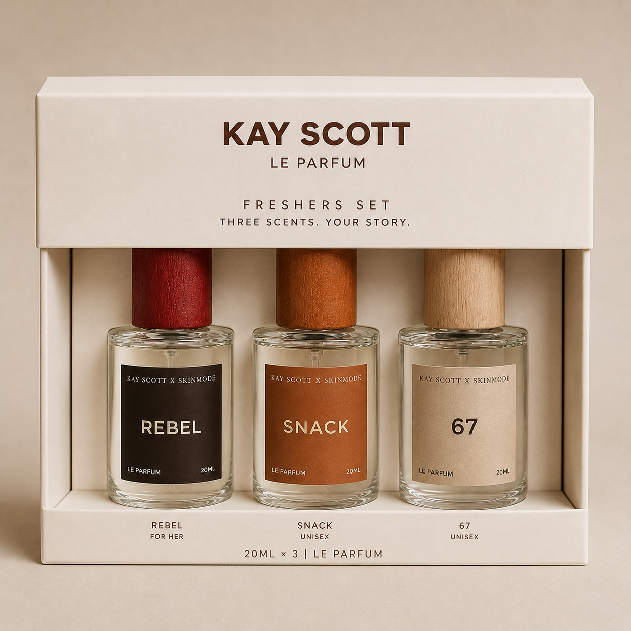 Fresher's Pack For Her - 20Ml X 3 LE PARFUMS