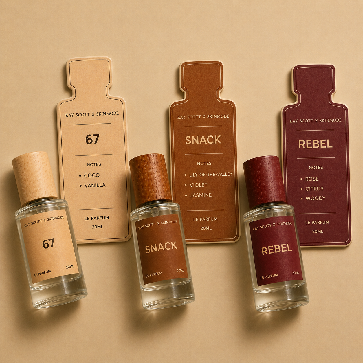 Fresher's Pack For Her - 20Ml X 3 LE PARFUMS