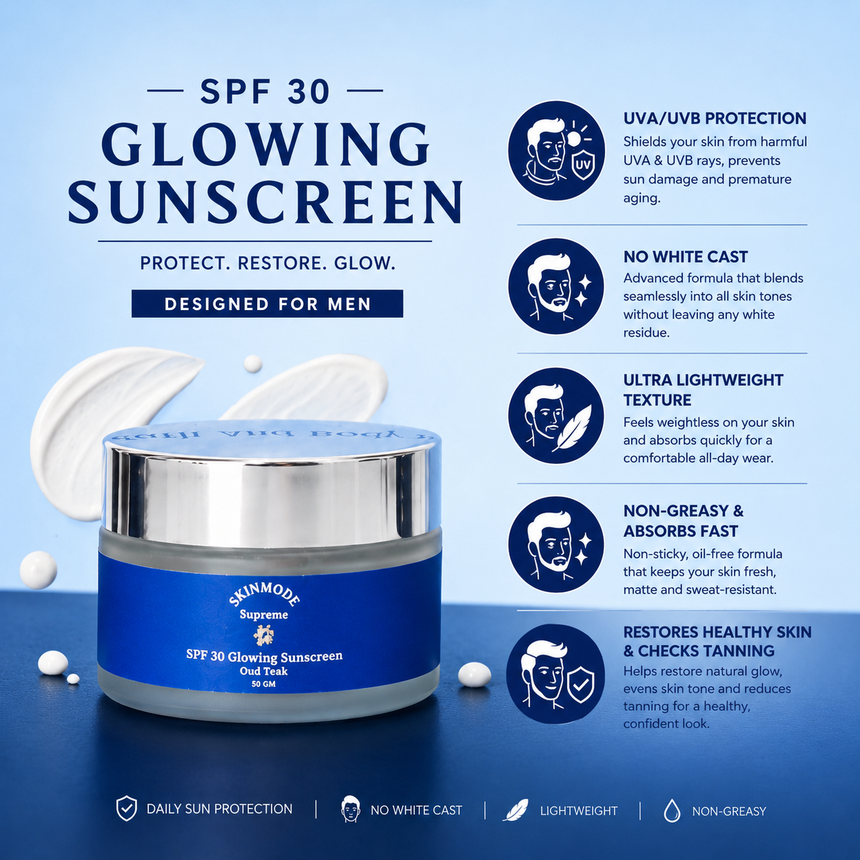 Skinmode SPF 30 Glowing Sunscreen